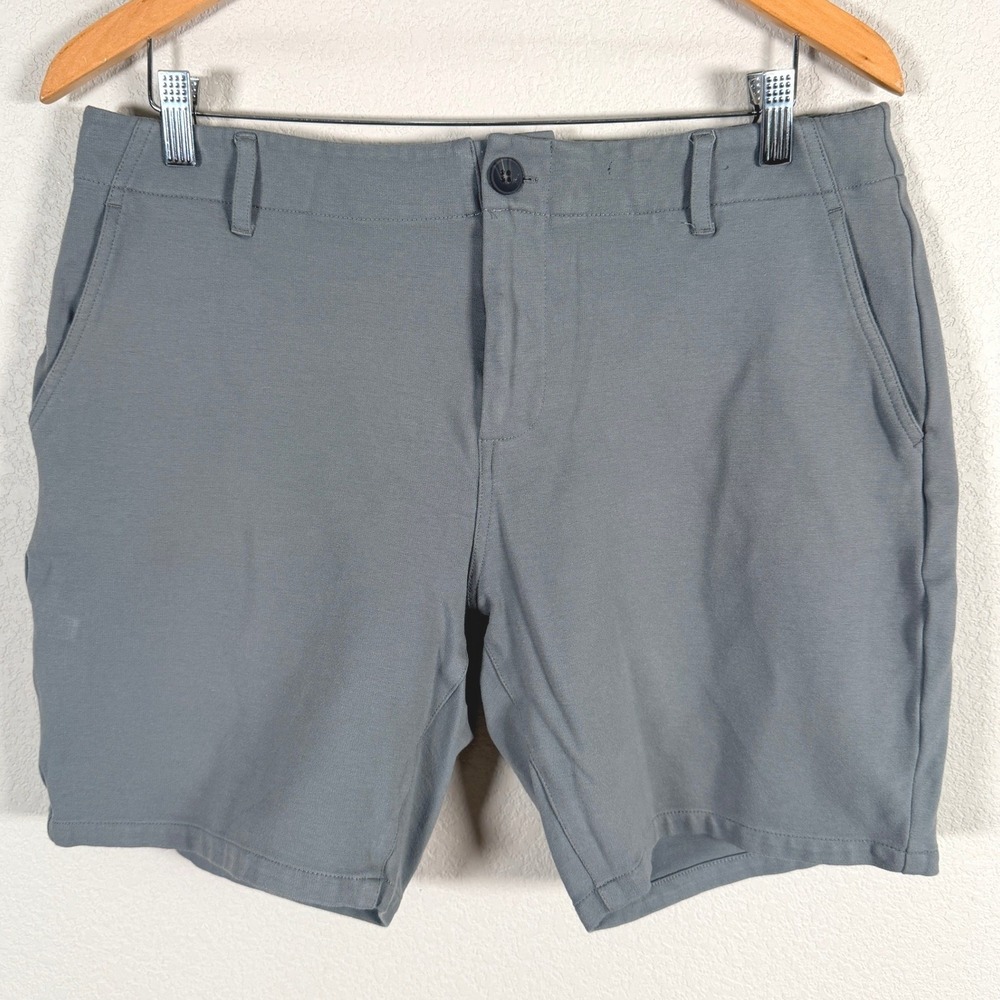 Paige Rickson Performance Shorts Mens 33 Evening Hills Grey Stretch M205374-B553